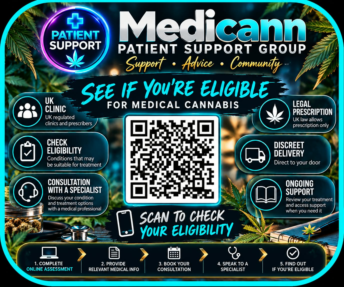 See if you're eligible for medical cannabis